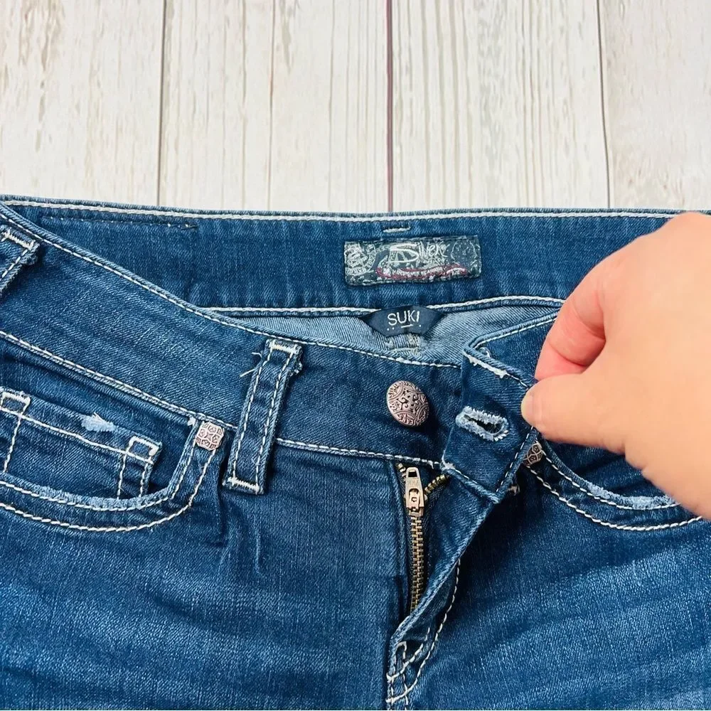 Silver Suki Mid Capri Jeans Size 28